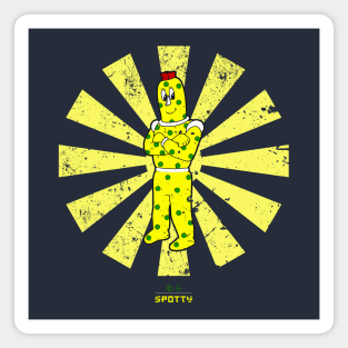 Spotty Retro Japanese SuperTed Magnet